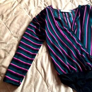 Colorful Bodysuit Blouse